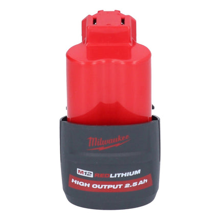 Amoladora puntual a batería Milwaukee M12 FDSS-251B 12 V 88,8 x 63,5 mm + 1x batería 2,5 Ah - sin cargador