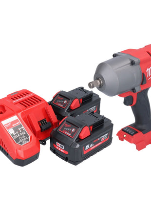 Milwaukee M18 FHIWF12-552 Akku Schlagschrauber 18 V 1356 Nm 1/2" Brushless + 2x Akku 5,5 Ah + Ladegerät