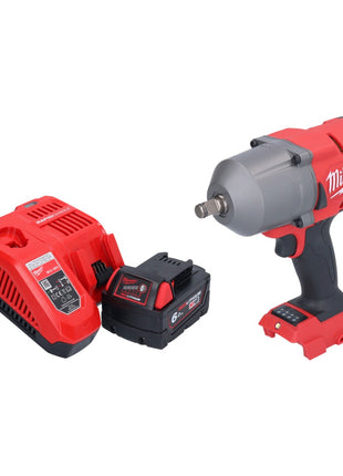 Milwaukee M18 FHIWF12-601 atornillador de impacto inalámbrico 18 V 1356 Nm 1/2" sin escobillas + 1x batería 6,0 Ah + cargador