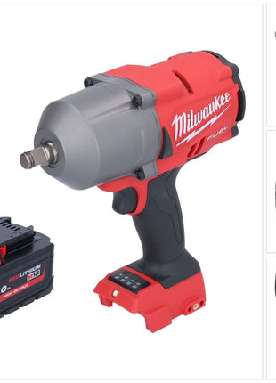 Clé à chocs sans fil Milwaukee M18 FHIWF12-801 18 V 1356 Nm 1/2" brushless + 1x batterie 8,0 Ah - sans chargeur