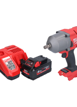 Milwaukee M18 FHIWF12-801 akumulatorowy klucz udarowy 18 V 1356 Nm 1/2" bezszczotkowy + 1x akumulator 8,0 Ah + ładowarka