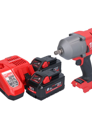 Milwaukee M18 FHIWF12-802 Akku Schlagschrauber 18 V 1356 Nm 1/2" Brushless + 2x Akku 8,0 Ah + Ladegerät