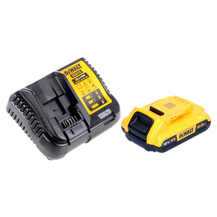 Taladro atornillador inalámbrico DeWalt DCD 800 D1T 18 V 90 Nm sin escobillas + 1x batería 2,0 Ah + cargador + TSTAK