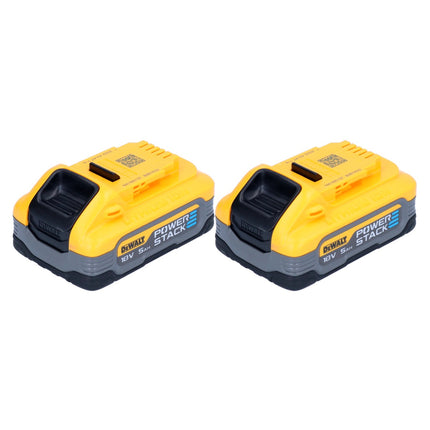 Kit di batterie DeWalt DCBP 518 H2 2x Powerstack 18 V 5,0 Ah / 5000 mAh XR Li-Ion - con indicatore di carica