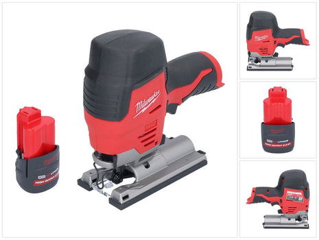 Milwaukee M12 JS-251 cordless jigsaw 12 V + 1x battery 2.5 Ah - without charger