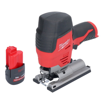Sierra de calar sin cable Milwaukee M12 JS-251 12 V + 1x batería 2,5 Ah - sin cargador de batería
