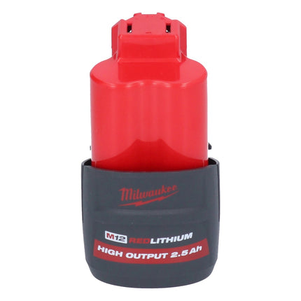 Sierra de calar sin cable Milwaukee M12 JS-251 12 V + 1x batería 2,5 Ah - sin cargador de batería