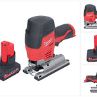 Sierra de calar sin cable Milwaukee M12 JS-501 12 V + 1x batería 5,0 Ah - sin cargador de batería