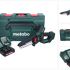 Metabo MS 18 LTX 15 sega da potatura a batteria 18 V 15 cm 5 m/s + 1x batteria ricaricabile 2,0 Ah + caricatore + metaBOX
