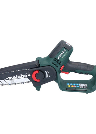 Metabo MS 18 LTX 15 sega da potatura a batteria 18 V 15 cm 5 m/s + 2x batteria 4,0 Ah + caricatore + metaBOX