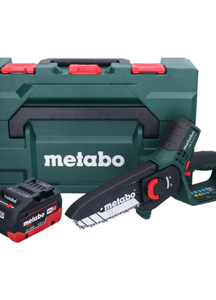 Metabo MS 18 LTX 15 Trononneuse sans fil 18 V 15 cm 5 m/s + 1x accu 5,5 Ah + metaBOX - sans kit de chargement