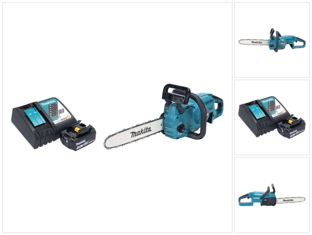 Makita DUC 357 RFX2 Motosierra sin cable 18 V 35 cm 7,7 m/s Sin escobillas + 1x batería 3,0 Ah + cargador