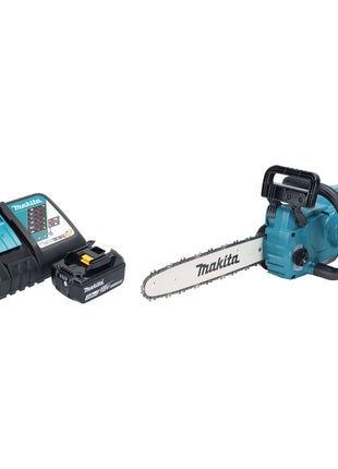 Makita DUC 357 RFX2 Akku Kettensäge 18 V 35 cm 7,7 m/s Brushless + 1x Akku 3,0 Ah + Ladegerät