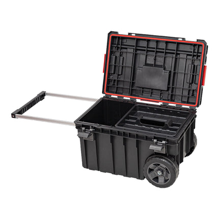 Qbrick System ONE Trolley Vario sztaplowany 605 x 405 x 345 mm 44 litry IP66 z kółkami na metalowej osi