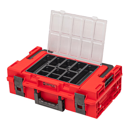 Qbrick System ONE 200 2.0 Expert RED ULTRA HD Custom tool case modular organiser 585 x 385 x 190 mm 15.4 l stackable IP66