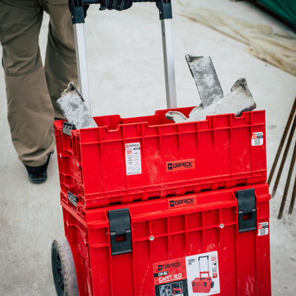 Qbrick System ONE Box 2.0 Plus RED ULTRA HD Contenitore impilabile personalizzato 576 x 359 x 237 mm 35 l impilabile