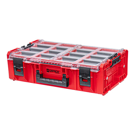 Qbrick System ONE Organiser 2XL 2.0 MFI RED ULTRA HD impilabile 582 x 387 x 131 mm 13,5 l IP66 con inserto in schiuma