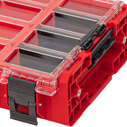 Qbrick System ONE Organizador XL 2.0 RED ULTRA HD Custom 582 x 387 x 131 mm 13,5 l IP66 con 8 encastres y 6 separadores