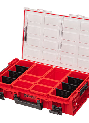 Qbrick System ONE Organizer XL 2.0 ROJO ULTRA HD Personalizado 582 x 387 x 131 mm 13,5 l IP66 con 8 inserciones y 6 divisores