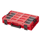 Qbrick System ONE Organiser XL 2.0 RED ULTRA HD Custom 582 x 387 x 131 mm 13.5 l IP66 with 8 inlays and 6 dividers