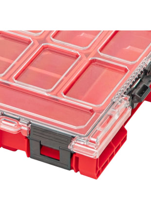 Qbrick System ONE Organiser L 2.0 RED ULTRA HD stackable 531 x 379 x 77 mm 6 l IP66 with 10 inlays