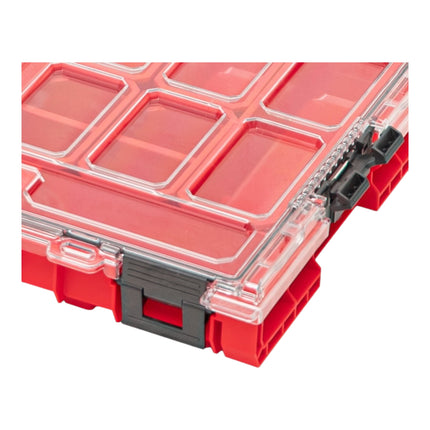 Qbrick System ONE Organizer L 2.0 RED ULTRA HD sztaplowany 531 x 379 x 77 mm 6 l IP66 z 10 wkładami