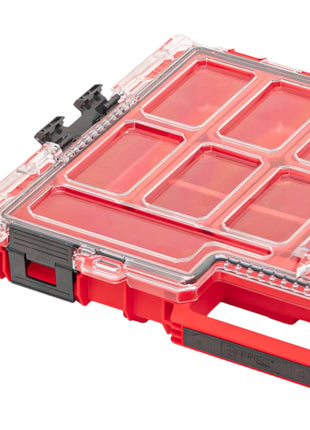 Qbrick System ONE Organiser L 2.0 RED ULTRA HD stackable 531 x 379 x 77 mm 6 l IP66 with 10 inlays