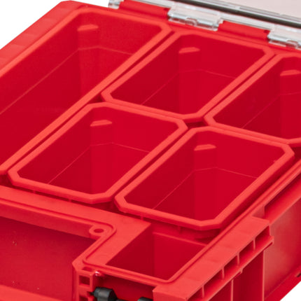Qbrick System ONE Organizer M Plus RED ULTRA HD Organiser 364 x 264 x 106 mm 4 l stackable IP66