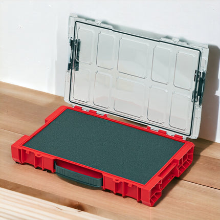 Qbrick System PRO 100 MFI RED ULTRA HD Organizador 452 x 296 x 79 mm 5 l apilable IP54