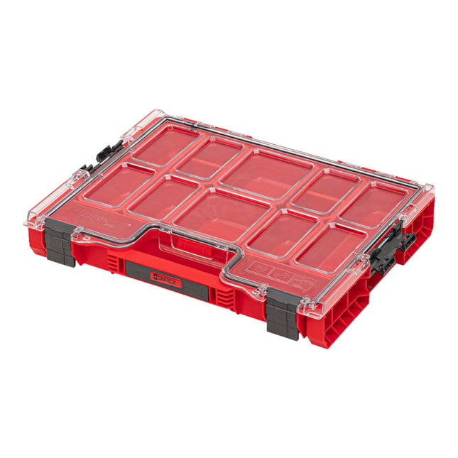 Qbrick System PRO Organizer 200 RED ULTRA HD stackable 452 x 296 x 79 mm 6 L IP54 with 8 inlays