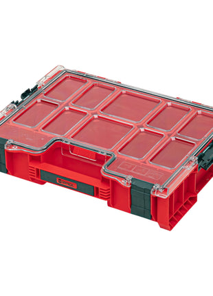 Qbrick System PRO Organiser 300 RED ULTRA HD impilabile 452 x 358 x 110 mm 9 l IP54 con 8 inserti