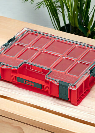 Qbrick System PRO Organizer 300 RED ULTRA HD empilable 452 x 358 x 110 mm 9 l IP54 avec 8 inlays