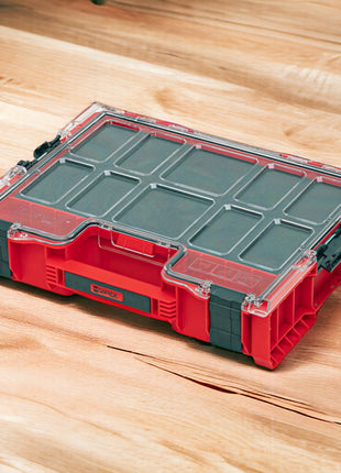 Qbrick System PRO 300 MFI RED ULTRA HD Organizer 452 x 358 x 110 mm 9 l stapelbar IP54