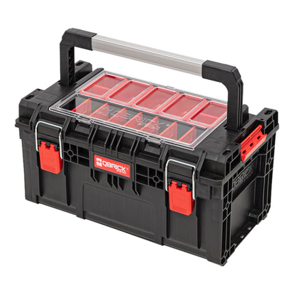 Qbrick System PRIME Toolbox 250 Expert con organizador apilable 535 x 327 x 277 mm 26l IP66 con 10 separadores + 5 inserciones