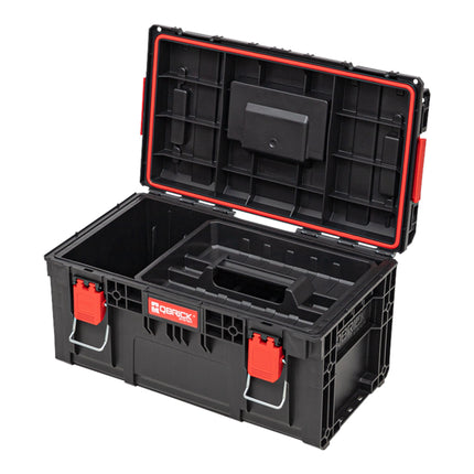 Qbrick System PRIME Toolbox 250 Vario stackable 535 x 327 x 271 mm 28l IP66 with 3 partitions