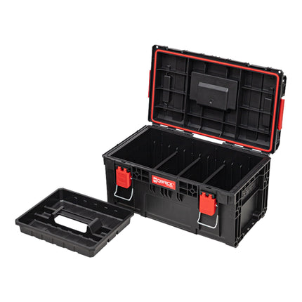 Qbrick System PRIME Toolbox 250 Vario stackable 535 x 327 x 271 mm 28l IP66 with 3 partitions