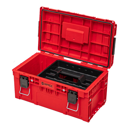 Qbrick System PRIME Toolbox 250 Vario RED ULTRA HD Custom stackable 535 x 327 x 271 mm 26l IP66 with 3 partitions