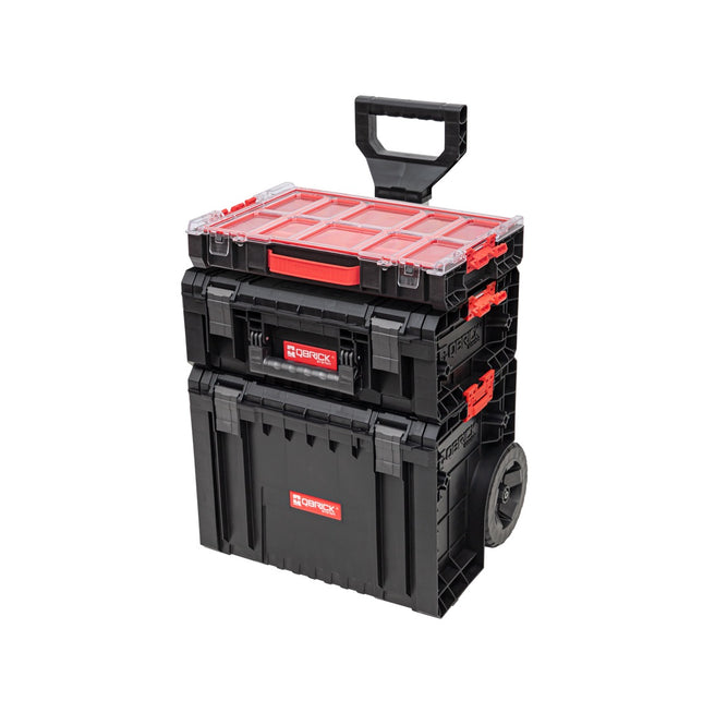 Qbrick System PRO Set 4 carrelli porta attrezzi + PRO Cart 2.0 + PRO Technician Case 2.0 + PRO Organiser 100 450 x 390 x 690 mm 45 l IP54