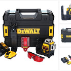 DeWalt DCE 089 D1R batería láser multilínea 12 V 3x 360° rojo + 1x batería 2,0 Ah + cargador + TSTAK