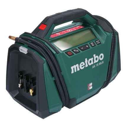 Metabo AK 18 Multi Battery Compressor 18 V 11 bar Solo ( 600794850 ) - senza batteria, senza caricabatterie