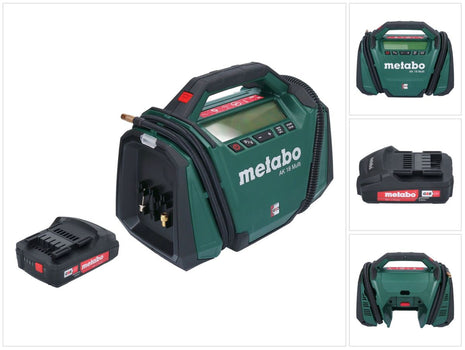 Metabo AK 18 Multi Akku Kompressor 18 V 11 bar + 1x Akku 2,0 Ah - ohne Ladegerät