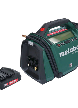 Metabo AK 18 Multi cordless compressor 18 V 11 bar + 1x rechargeable battery 2.0 Ah - without charger