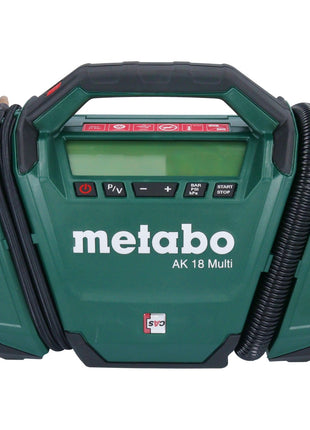 Metabo AK 18 Multi cordless compressor 18 V 11 bar + 1x rechargeable battery 2.0 Ah - without charger