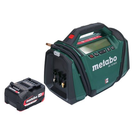 Metabo AK 18 Multi compresor sin cable 18 V 11 bar + 1x batería recargable 4,0 Ah - sin cargador