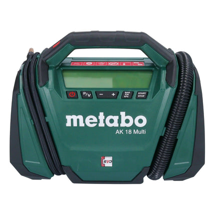 Metabo AK 18 Multi compresor sin cable 18 V 11 bar + 1x batería recargable 4,0 Ah - sin cargador