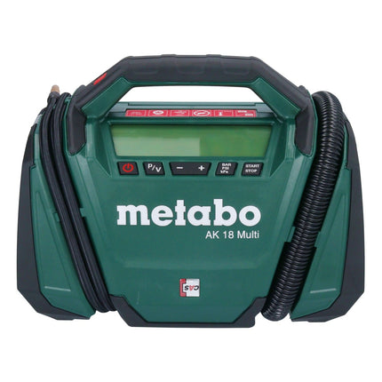 Metabo AK 18 Multi compresseur sans fil 18 V 11 bar + 2x batterie 4,0 Ah + chargeur