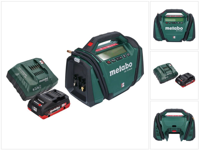 Metabo AK 18 Multi compresor sin cable 18 V 11 bar + 1x batería 4,0 Ah + cargador
