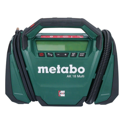 Compressore a batteria Metabo AK 18 Multi 18 V 11 bar + 1x batteria 4,0 Ah + caricatore