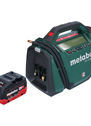 Kompresor akumulatorowy Metabo AK 18 Multi 18 V 11 bar + 1x akumulator 5,5 Ah - bez ładowarki