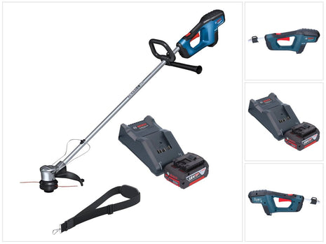 Tagliabordi Bosch GRT 18V-33 Professional 18 V 330 mm senza spazzole + 1x batteria 4,0 Ah + caricabatterie